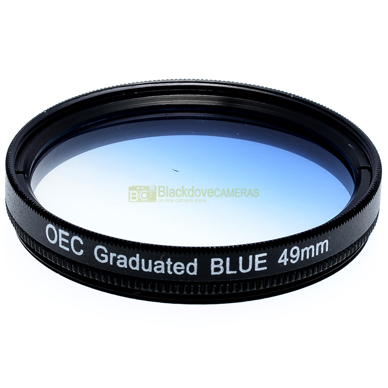 49mm. filtro digradante blu OEC. Graduated blue filter. Vite M49