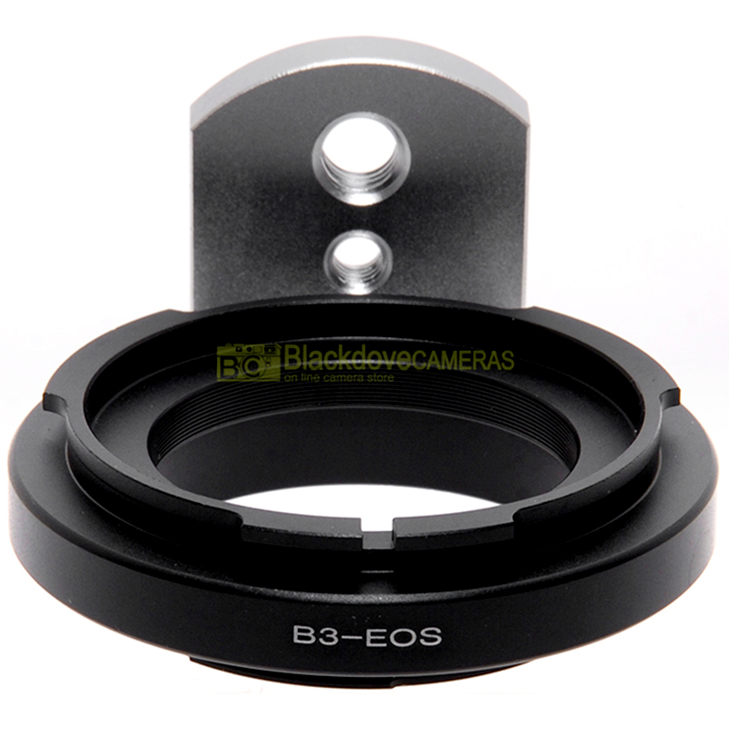 “Adapter per obiettivi con baionetta B3 su fotocamere Canon EOS. Adattatore EF-B3”