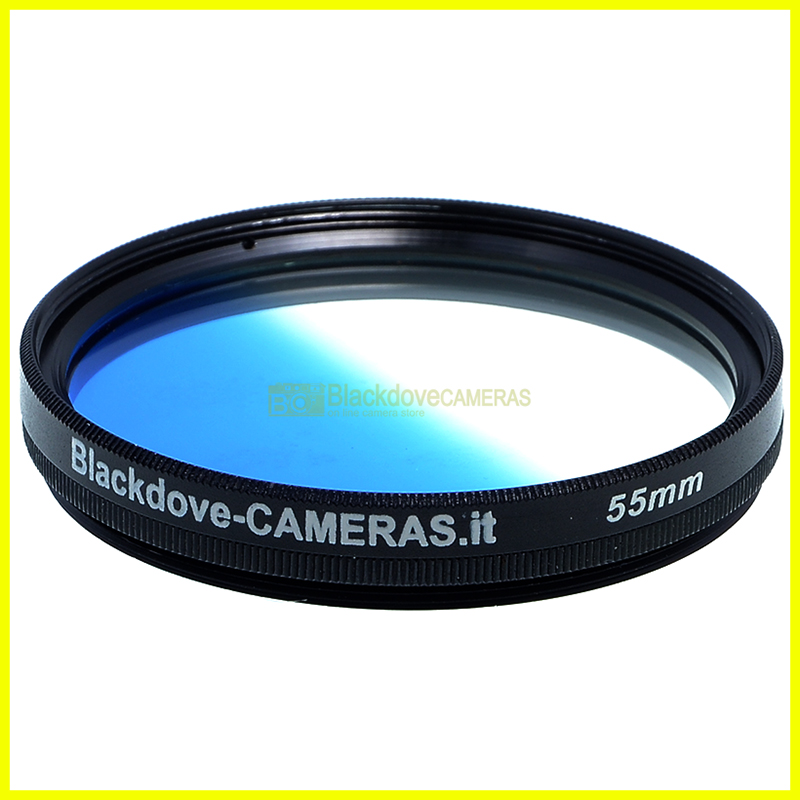 55mm. filtro digradante blu Blackdove Graduated blue filter. Vite M55