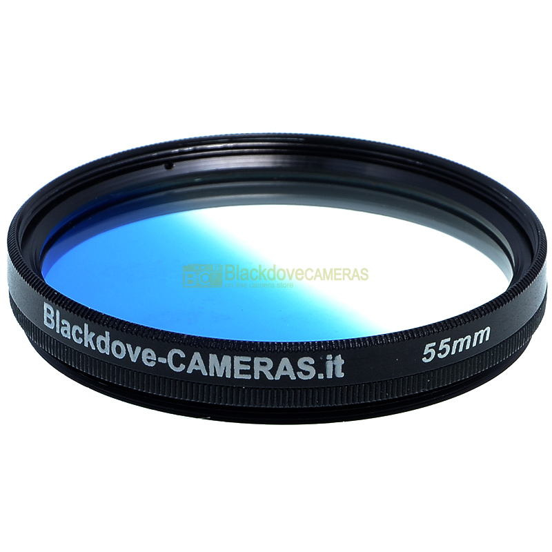 55mm. filtro digradante blu Blackdove Graduated blue filter. Vite M55