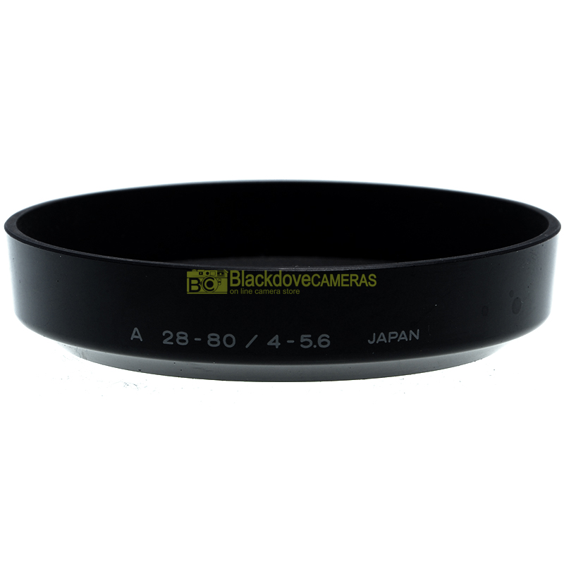 Paraluce Minolta per obiettivo A 28/80mm f4-5,6. Parasole originale. Lens hood