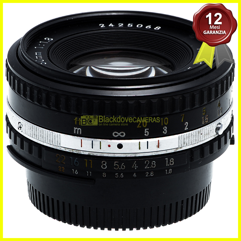 Obiettivo Nikon AI-S 50mm f1,8 E per fotocamere reflex analogiche e digitali AIS