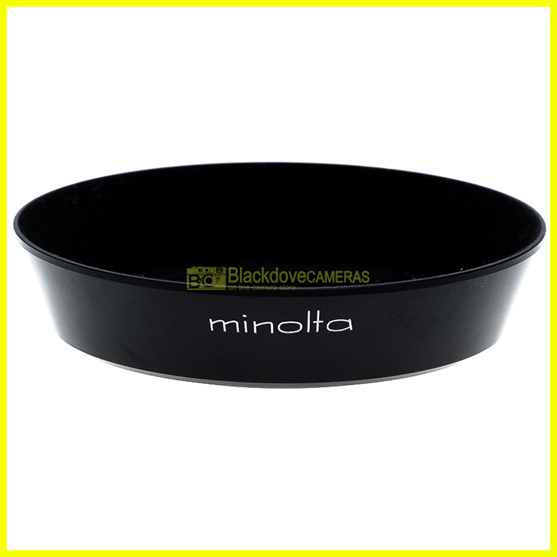 Paraluce Minolta per obiettivo MC 28mm f3,5 in metallo a vite 49mm Parasole hood