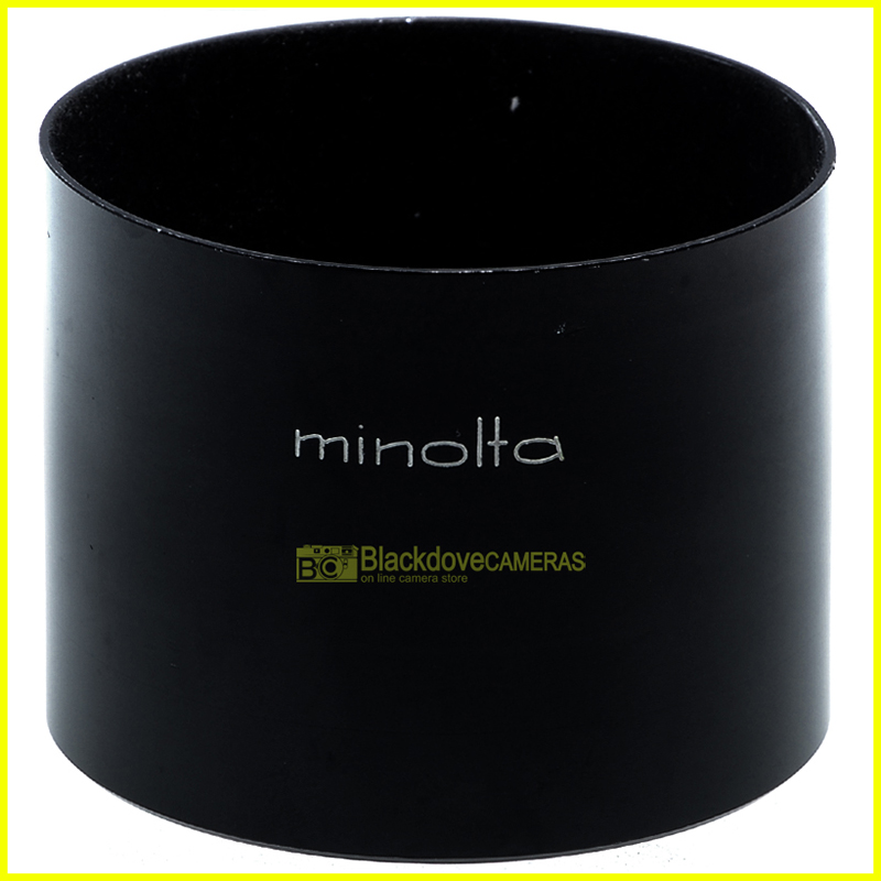 Paraluce Minolta per obiettivo MC 13mm f3,5, in metallo a vite. Parasole hood