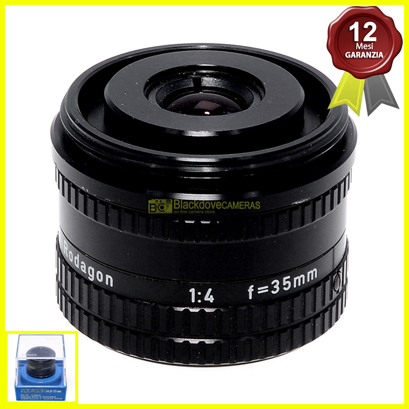 Rodenstock Rodagon 35mm. f4 obiettivo per ingranditori a vite M39 39mm. 35/4