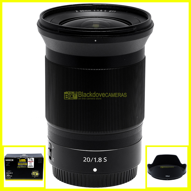 Nikon Z 20mm. f1,8 S Obiettivo AF FX full frame per fotocamere mirrorless. NITAL
