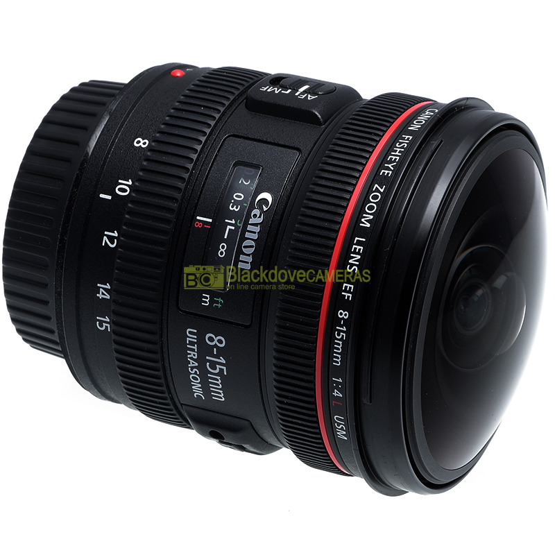 Canon EF Fisheye zoom 8-15mm. f4 L USM