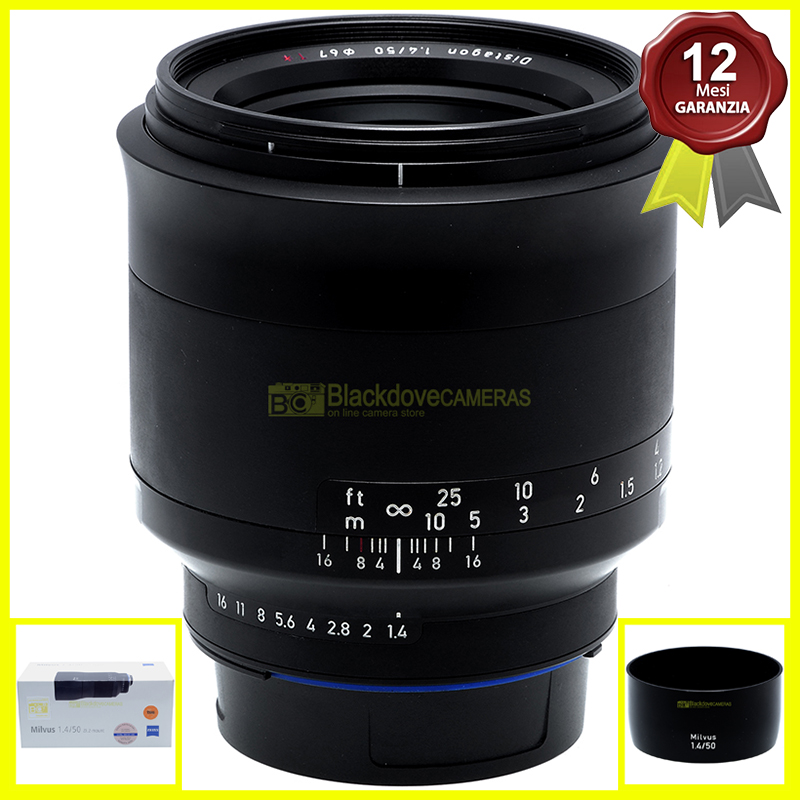 Carl Zeiss Milvus 50mm. f1,4 ZF.2 full frame per fotocamere reflex Nikon. 