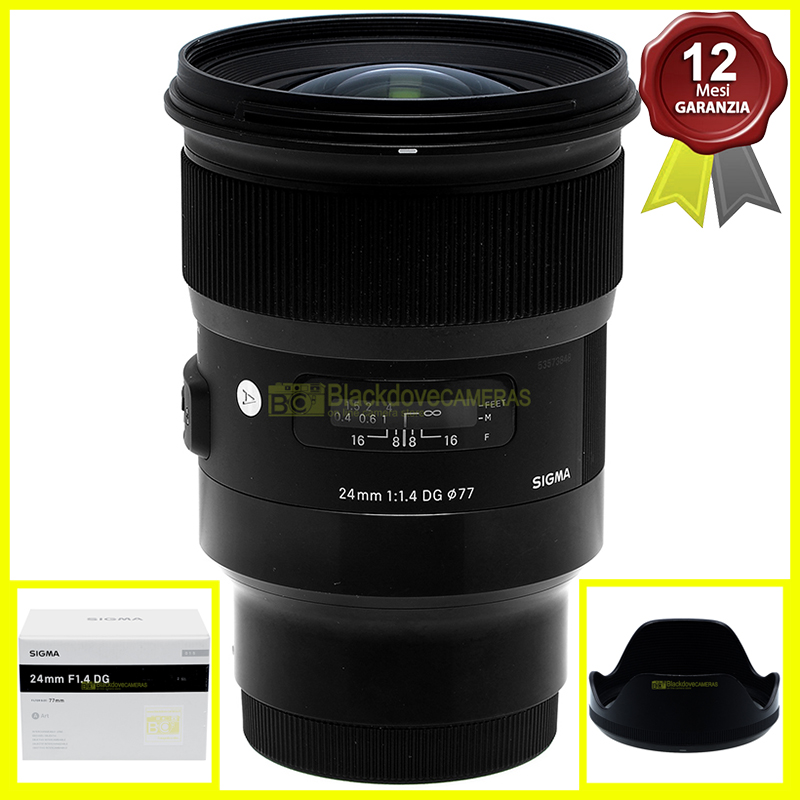 Sigma 24mm. f1,4 DG Art obiettivo full frame per fotocamere Sony E-Mount e NEX