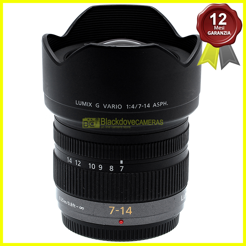 Panasonic Lumix G Vario 7/14mm f/4 Asph. Obiettivo per fotocamere micro 4/3 MFT