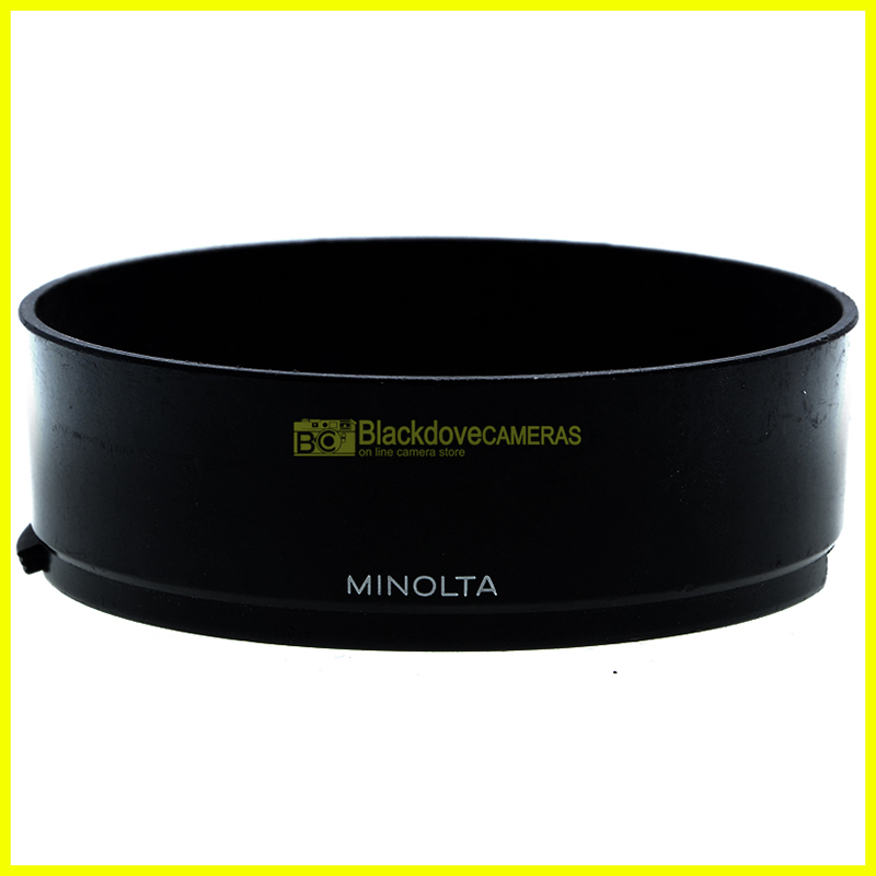 Paraluce Minolta per obiettivo MD 35/105mm f3,5-4,5. Parasole. Genuine lens hood