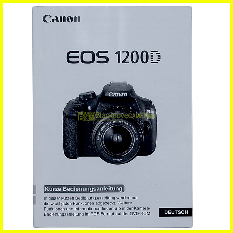Canon EOS 1200D Benutzerhandbuch Deutsche