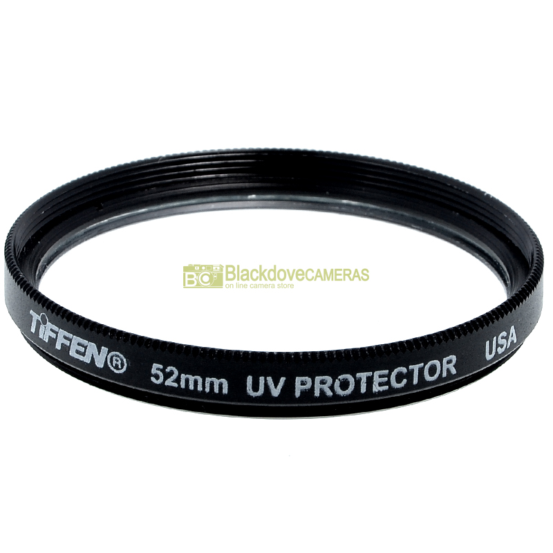 52mm Filtro UV Tiffen a vite M52. Ultra Violet camera lens filter.