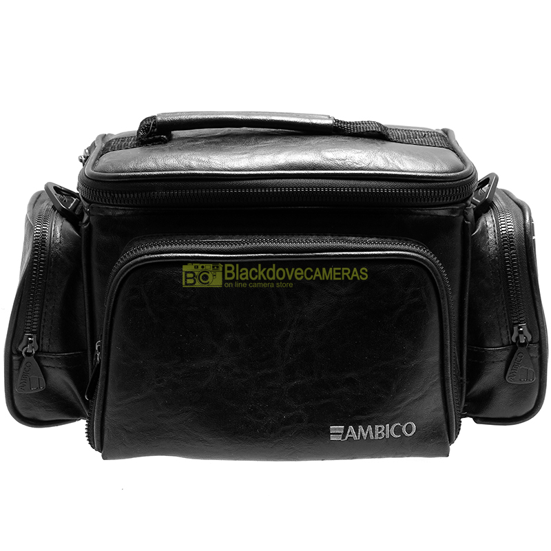 Borsa fotografica tracolla per attrezzatura nera Ambico cm 10x15x22 interno