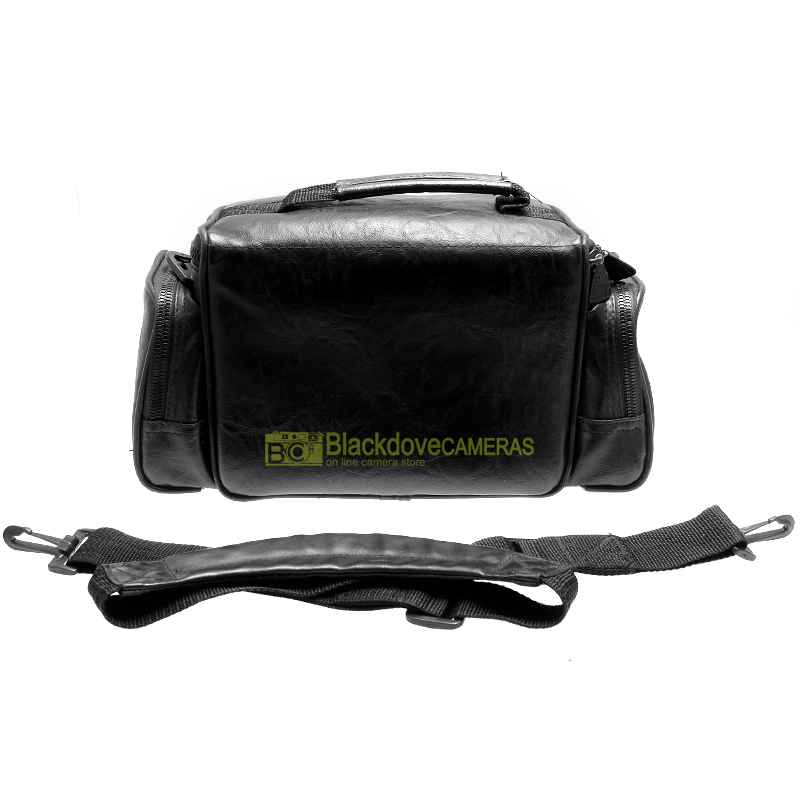 Borsa fotografica tracolla per attrezzatura nera Ambico cm 10x15x22 interno