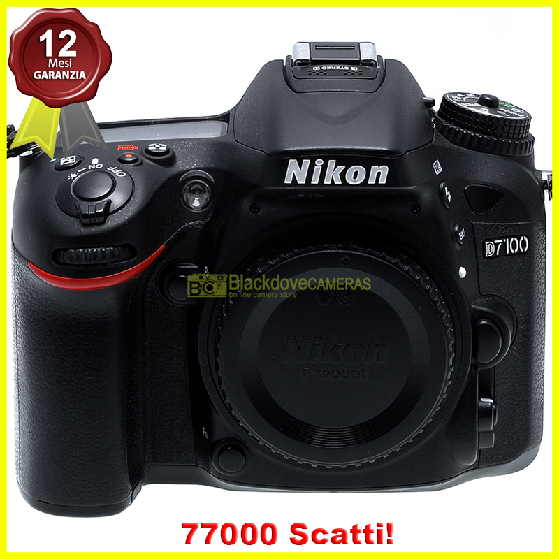 Nikon D7100 body fotocamera digitale reflex APS-C Macchina fotografica DX. Usata