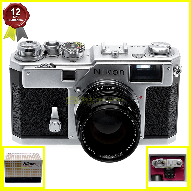 Nikon S3 Year 2000 Limited Edition con Nippon-Kogaku Nikkor-S 50mm f1,4.