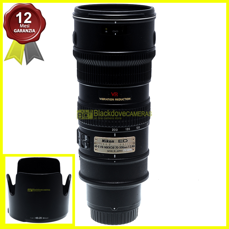 Nikon AF-S Nikkor 24/120mm f3,5-5,6 G VR obiettivo full frame per fotocamere