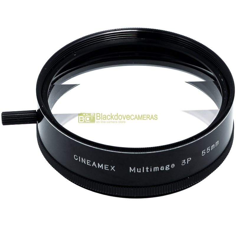 55mm filtro Multiple image 3 settori orizzontali Cineamex per obiettivi M55. 