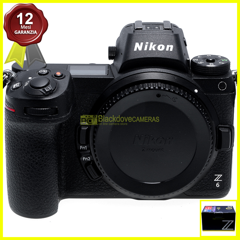 “Nikon Z6 body fotocamera mirrorless digitale usata 24,3Mp. Macchina fotografica.”