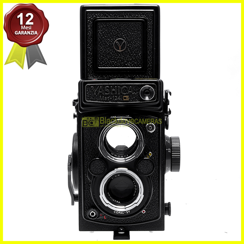Yashica Mat 124 G fotocamera reflex biottica con Yashinon 80mm. f3,5 - Copal SV.