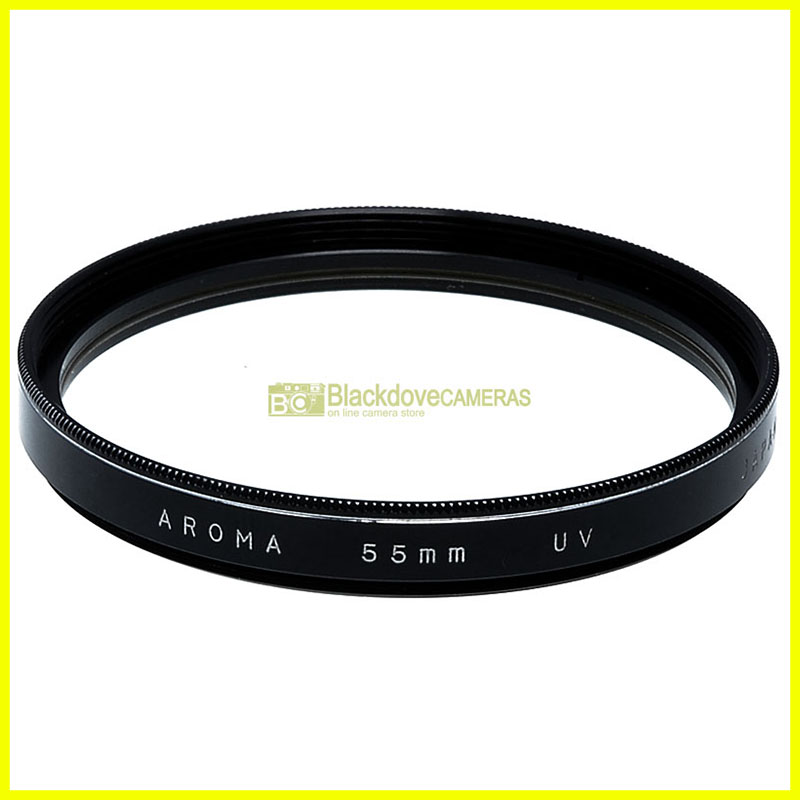 55mm Filtro UV vintage Aroma a vite M55. Ultra Violet lens filter