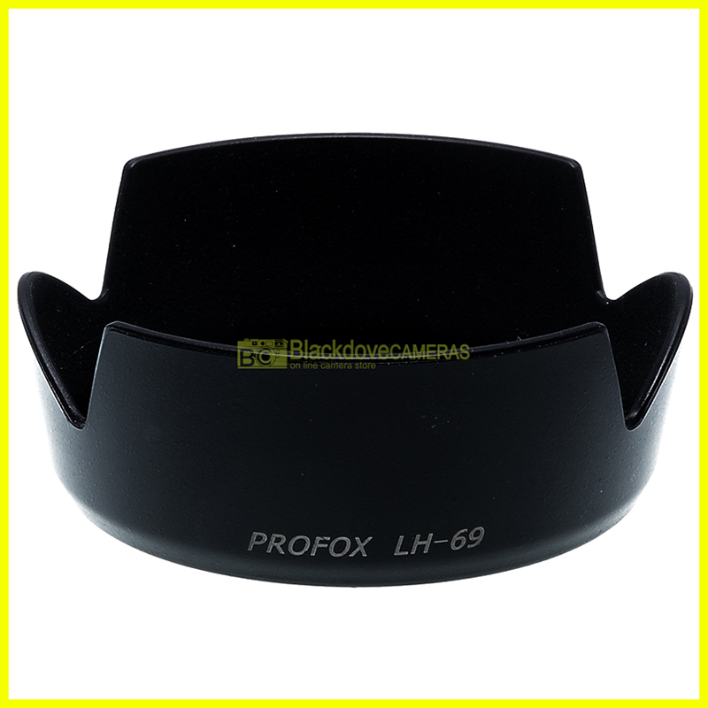 “Paraluce Profox LH-69 per Nikon AF-s Nikkor 18/55mm VR II, come HB-69. lens hood”