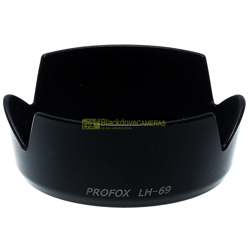 “Nikon HB-5Paraluce Profox LH-69 per Nikon AF-s Nikkor 18/55mm VR II, come HB-69. lens hood></p>
<div class=
