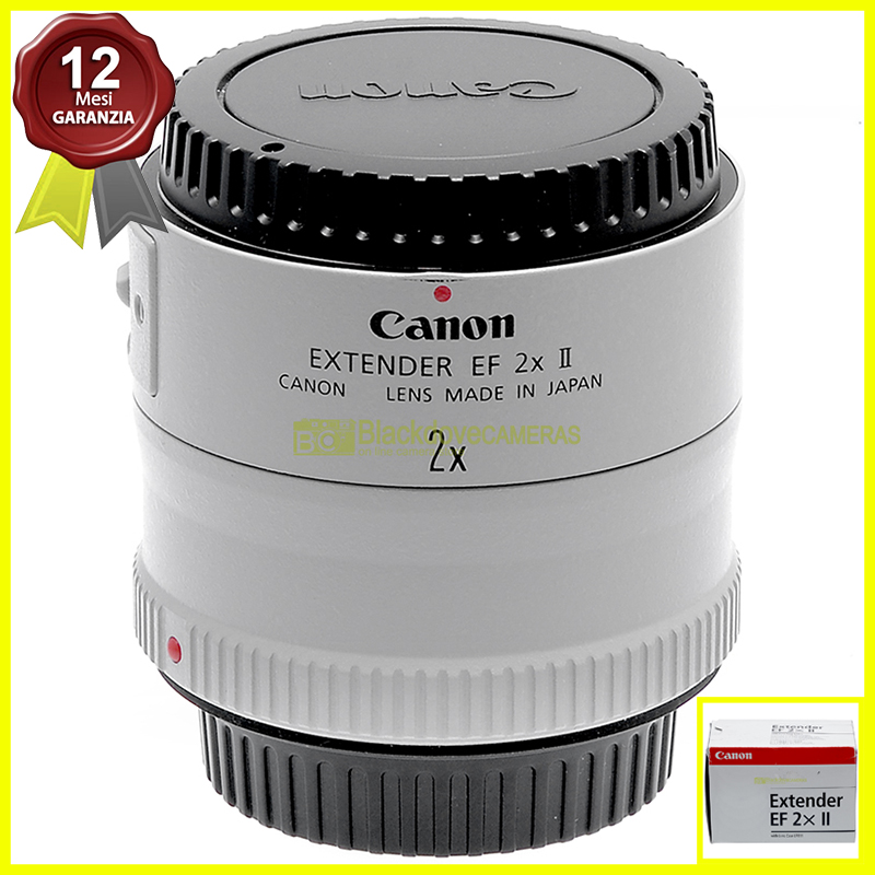 Canon Extender EF 2x II Moltiplicatore di focale per Tele Obiettivi Canon EOS AF