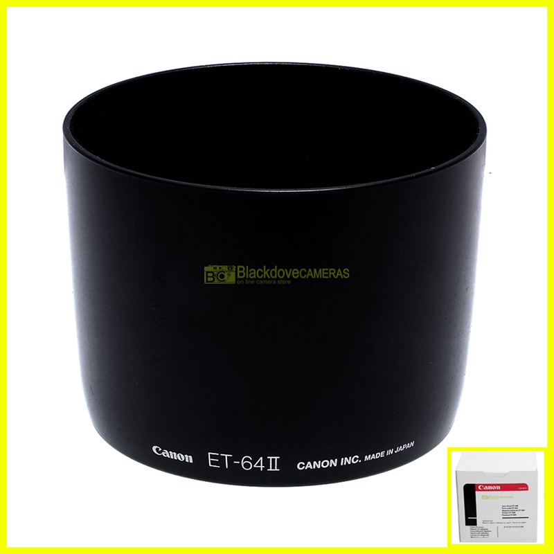 “Canon paraluce ET-64 II originale per obiettivo EF 75/300mm. f4.5,6 IS. ET64 II”