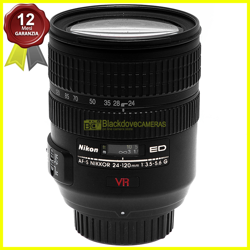 Nikon AF-S Nikkor 24/120mm f3,5-5,6 G VR obiettivo full frame per fotocamere