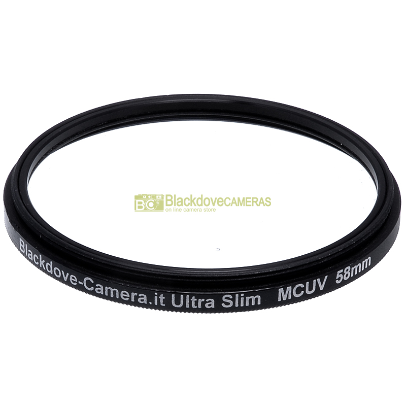 “58mm. filtro UV Slim MC Blackdove-cameras. Ultra violet filter, Multi Coated.”