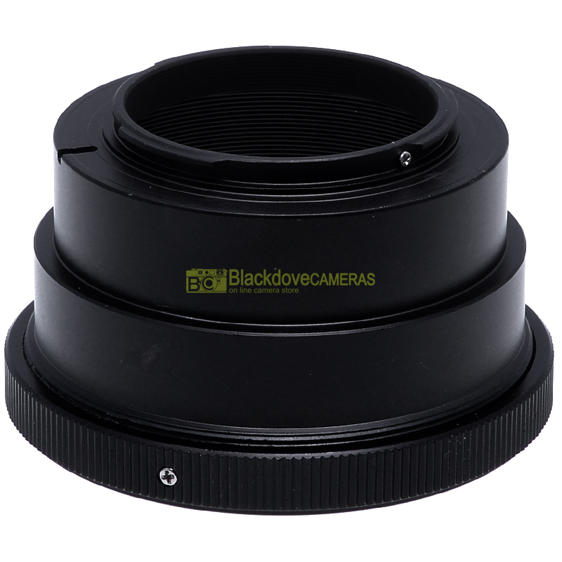 “Adapter per obiettivi Pentacon Six 6x6 su fotocamere Olympus 4/3. Adattatore FT.”