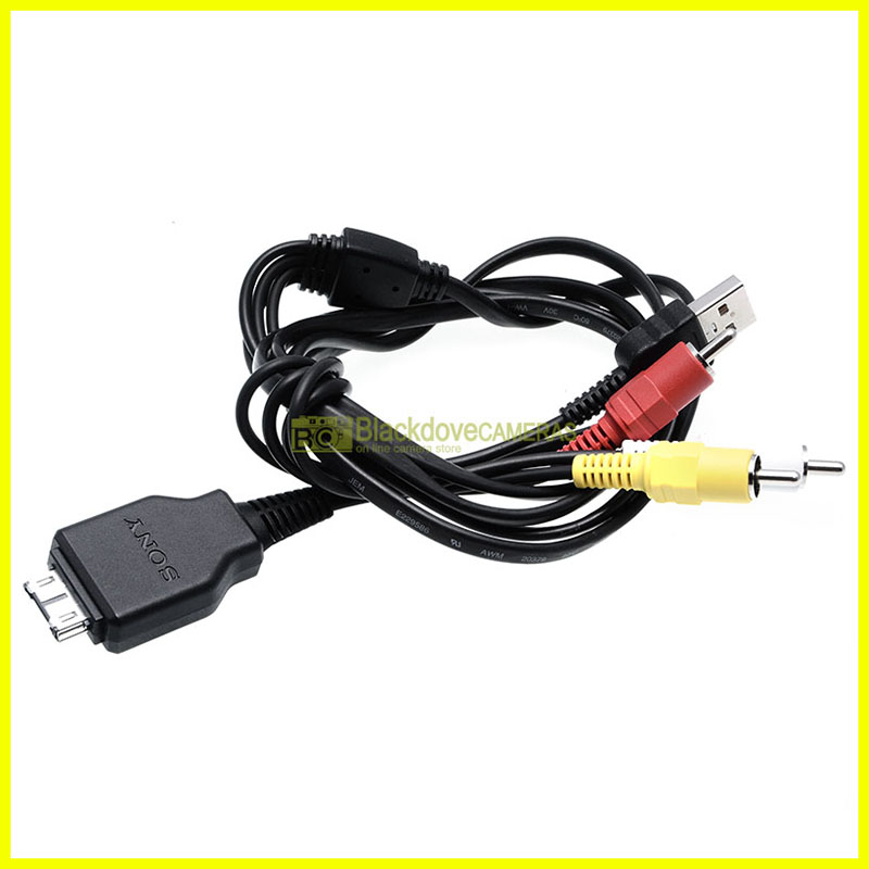 “SONY USB AV Cable type 2 per VMC MD2 DSC-H20 HX1 HX5V T500 T900 TX5 TX7 W210”