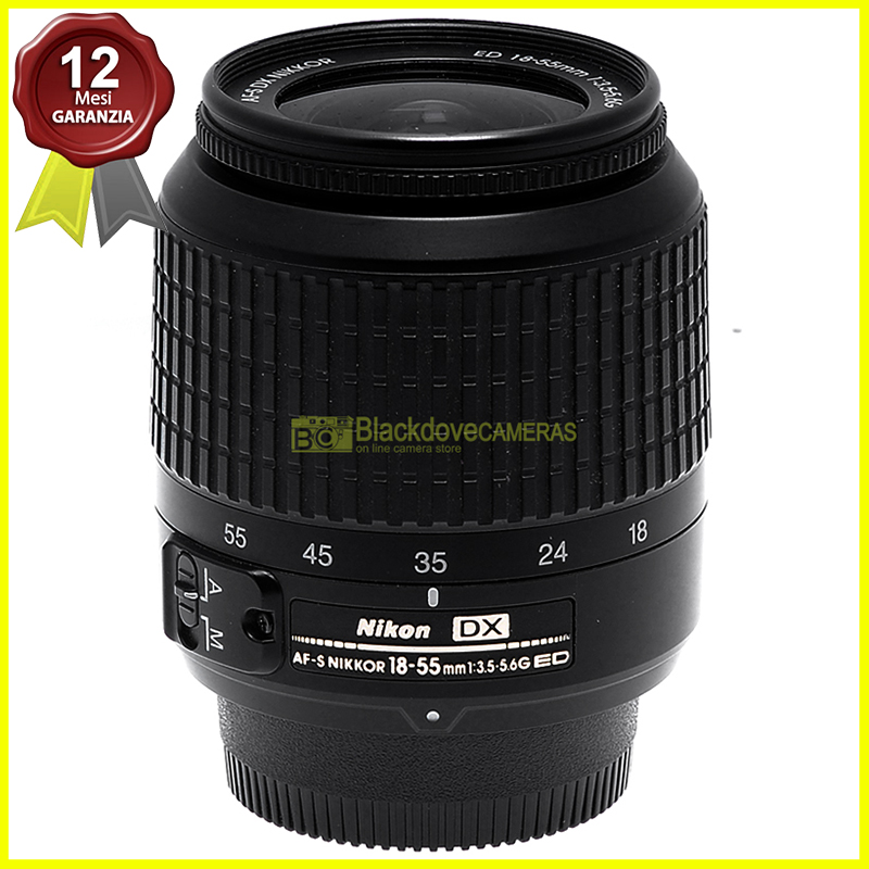 Nikon AF-S Nikkor 18/55mm f3,5-5,6 G DX zoom per fotocamere APS-C