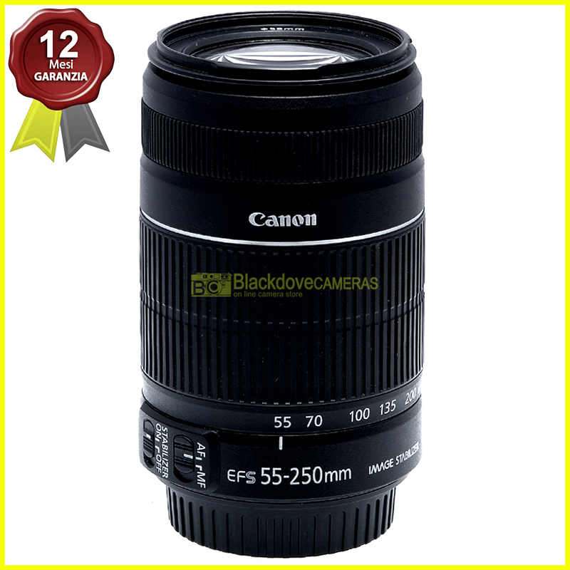 Canon EF-S 55/250mm f4-5,6 IS II AF. Obiettivo autofocus per reflex digitali APS