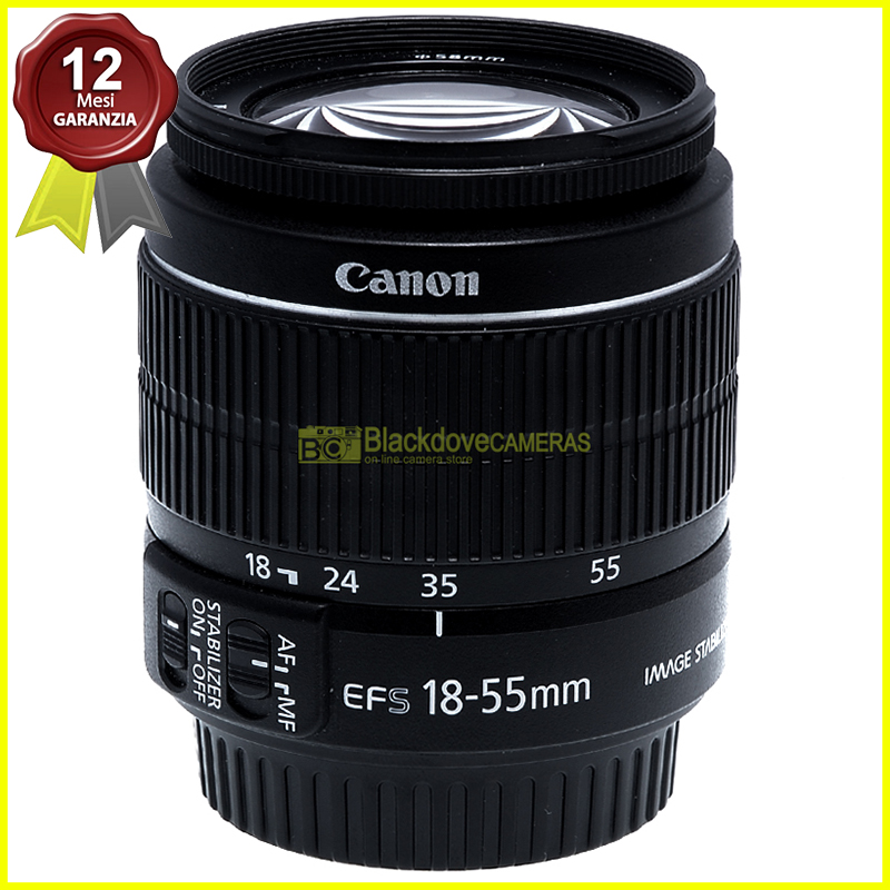 Canon EF-S 18-55mm f3,5-5,6 IS II. Obiettivo zoom per fotocamere digitali EOS AF