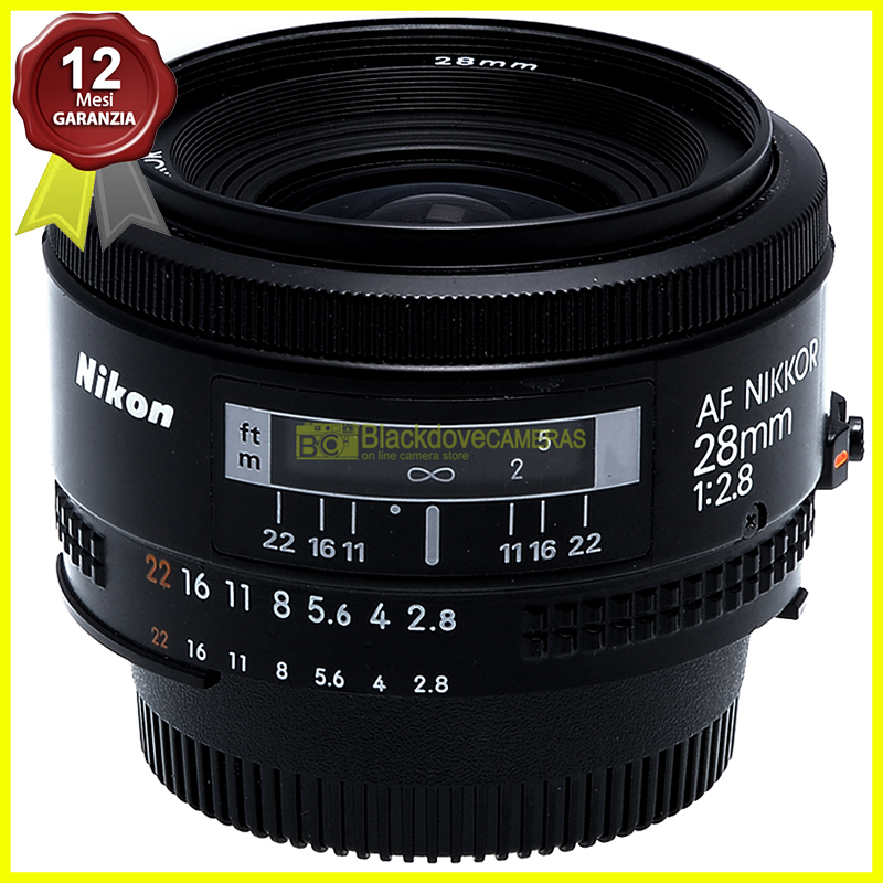 Nikon AF Nikkor 28mm f2,8 Obiettivo per fotocamere digitali e a pellicola.
