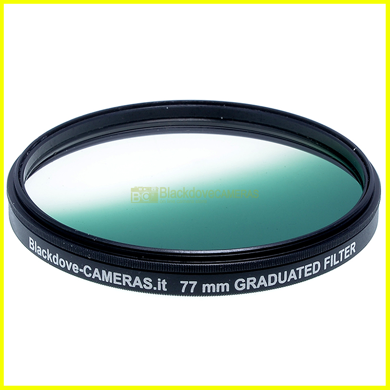 77mm. filtro digradante verde Blackdove-cameras Graduated green filter. Vite M77
