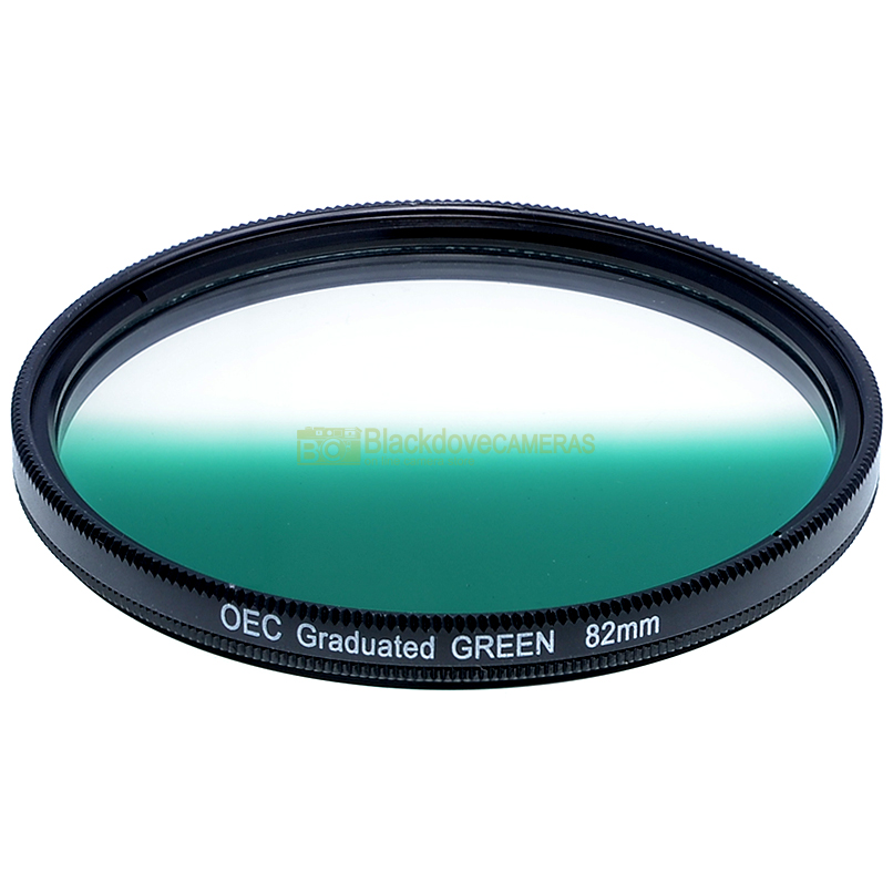 82mm. filtro digradante verde OEC Graduated verde filter. Vite M82. Graduato.