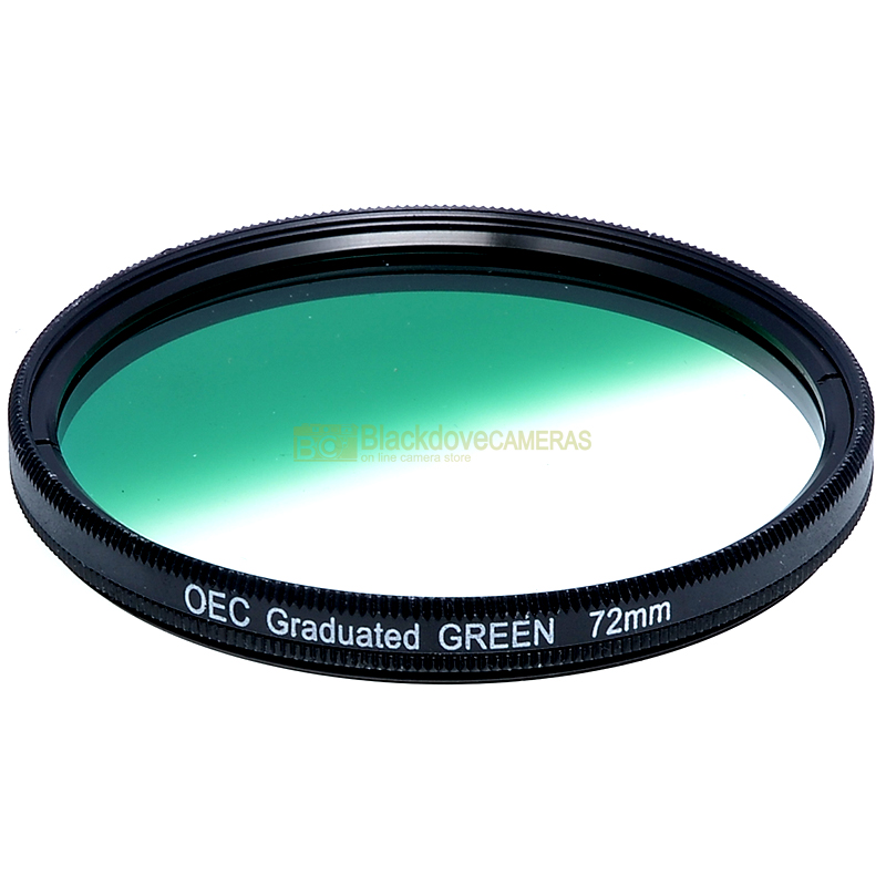 72mm. filtro digradante verde OEC Graduated verde filter. Vite M72. Graduato.