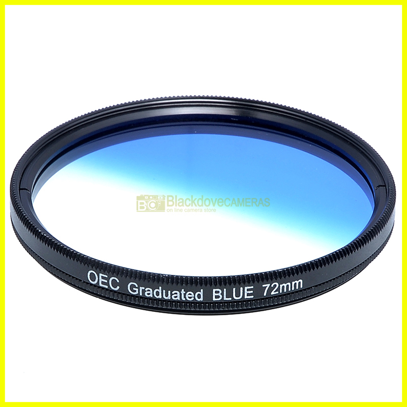 72mm. filtro digradante blu OEC Graduated blue filter. Vite M72. Graduato.