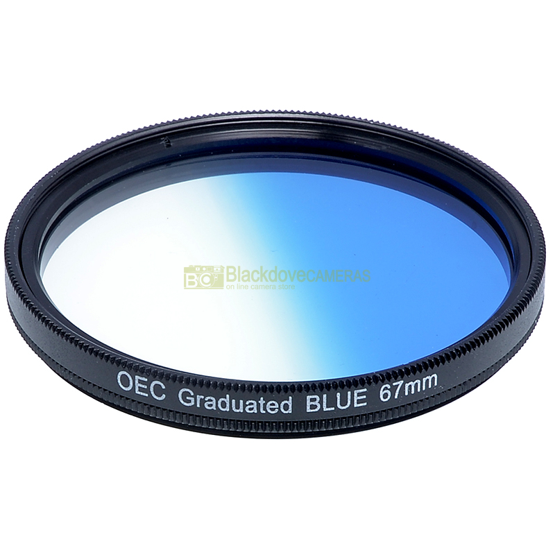 67mm. filtro digradante blu OEC Graduated blue filter. Vite M67. Graduato.