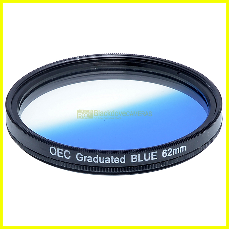 62mm. filtro digradante blu OEC Graduated blue filter. Vite M62. Graduato.