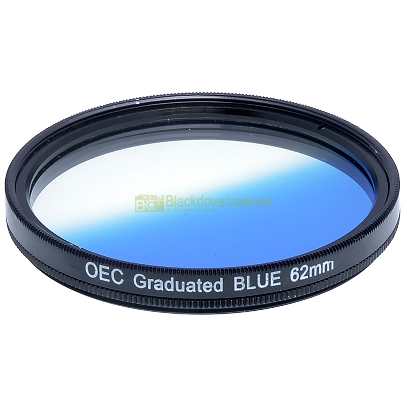 62mm. filtro digradante blu OEC Graduated blue filter. Vite M62. Graduato.