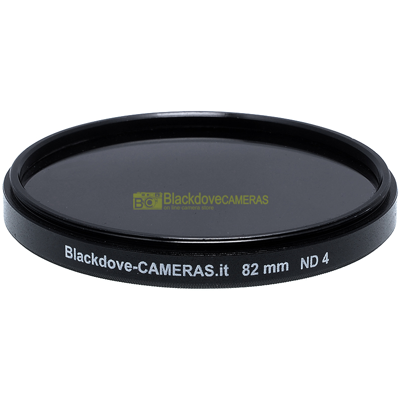 82mm. filtro Neutral density ND4 (+2 stops) Blackdove-cameras per obiettivi M82