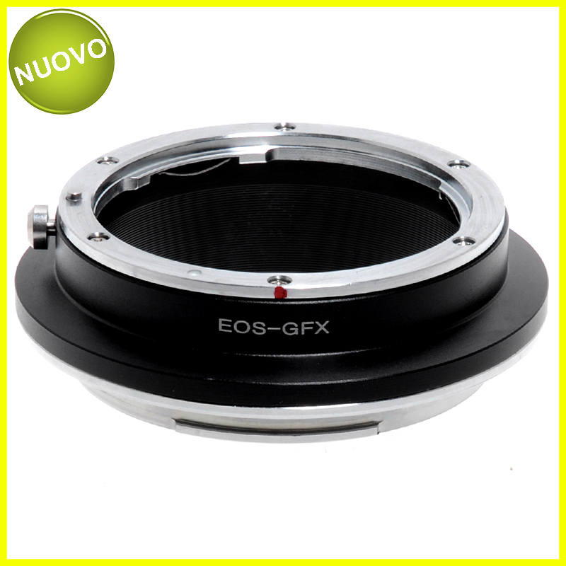 Anello adapter per montare ottiche Canon EOS su fotocamere Fuji GFX. Adattatore