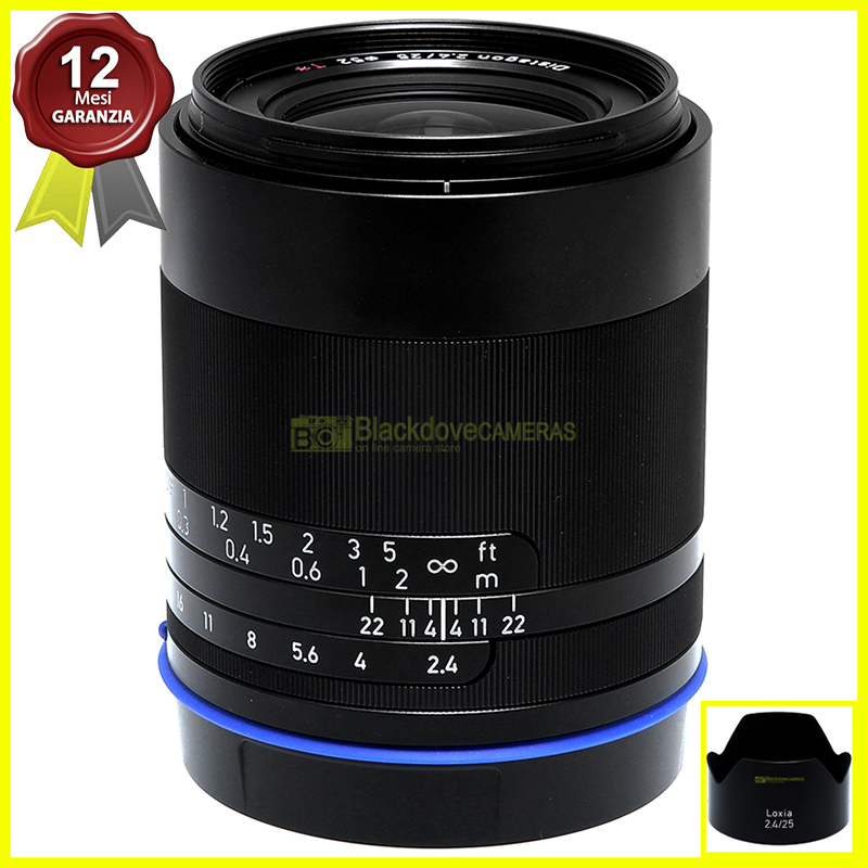 Carl Zeiss Loxia 25mm. f2,4 obiettivo full frame per fotocamere Sony E-Mount/NEX