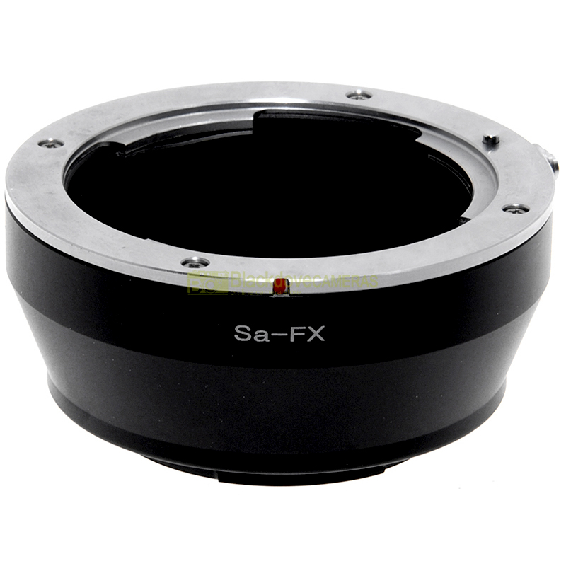 “Adapter per obiettivi Sigma SA su fotocamera mirrorless Fuji X. Adattatore.”