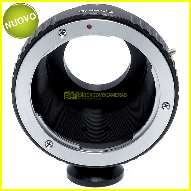 Anello adapter per obiettivi Contax/Yashica su fotocamere Pentax Q. X treppiede.